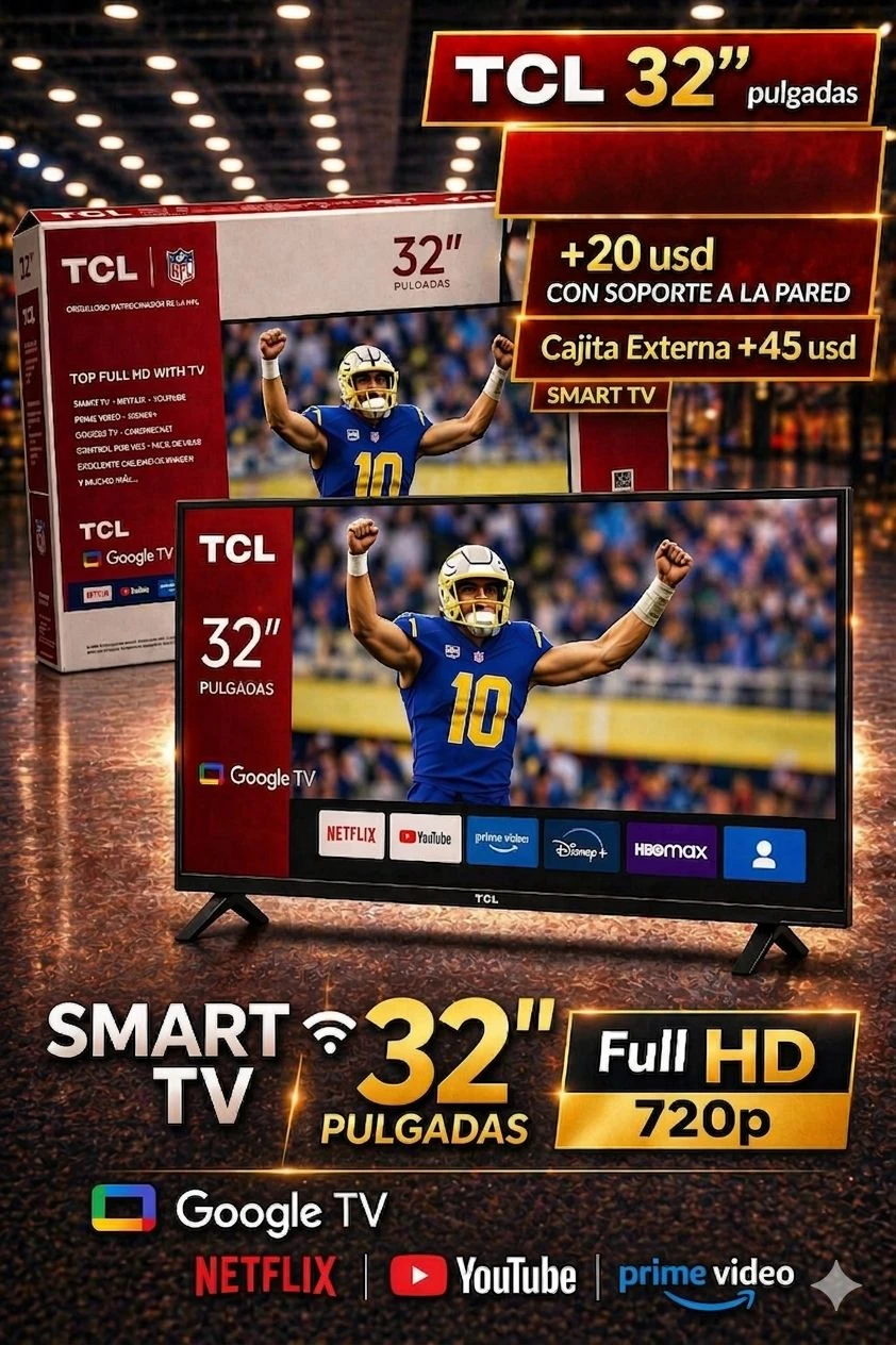 Smart TV de 32" pulgadas FHD 720P's foto | Electrodomésticos 1ra Mano |  BizneCubano
