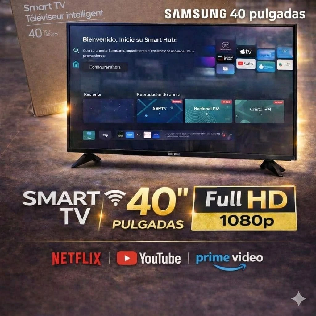 Smart TV SAMSUNG de 40 "pulgadas FHD 1080P's foto | Electrodomésticos 1ra Mano |  BizneCubano