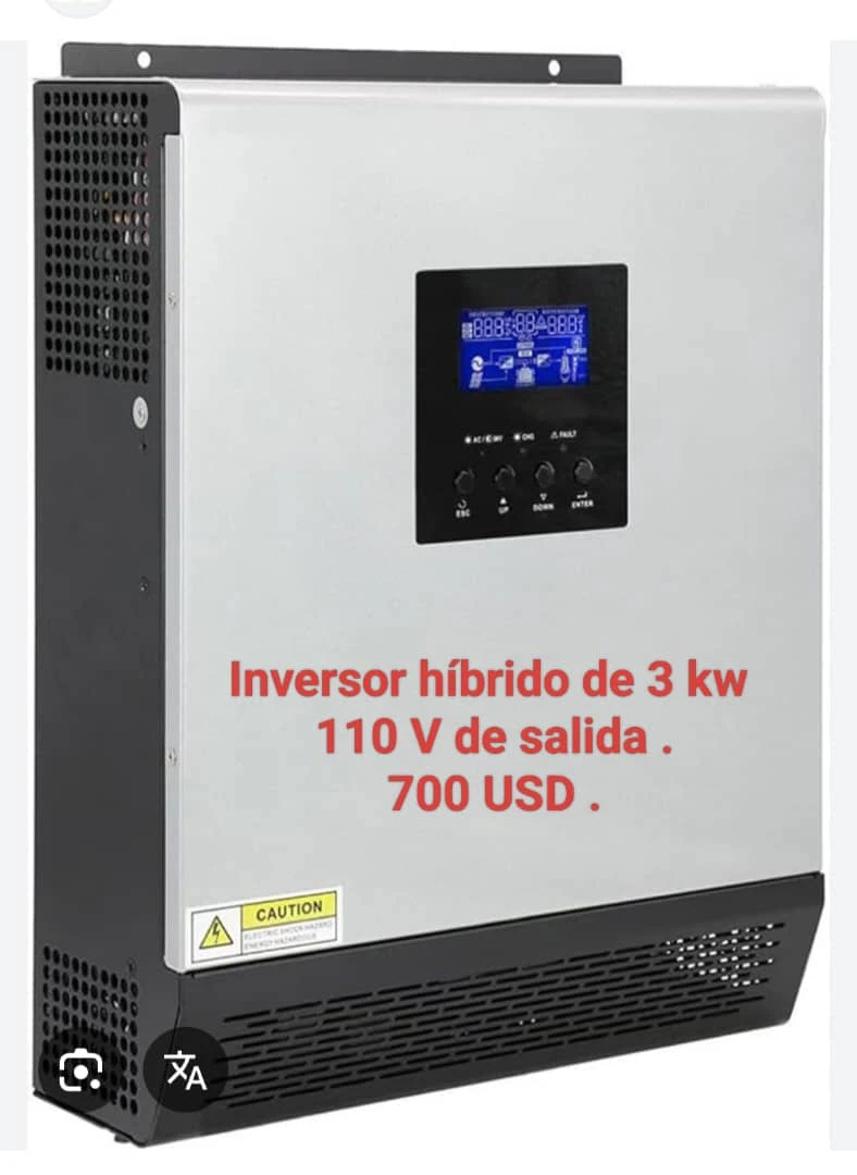 Inversor hibrido de 3 kw MARCA VOLTIO's foto | Electrodomésticos 1ra Mano |  BizneCubano