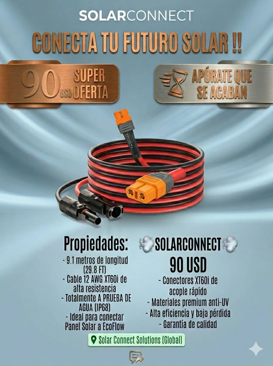 CABLES ADAPTADOR PARA ESTACIÓN DE ENERGÍA PORTÁTIL's foto | Electrodomésticos 1ra Mano |  BizneCubano